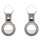 Lokalizator i komunikator KeyBudz AirTag Keyring skórzane etui do AirTag sandy beige 2 sztuki